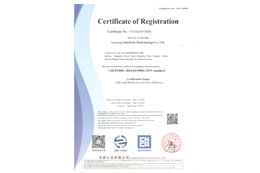 質量管理體系認證ISO9001：2015(英文）